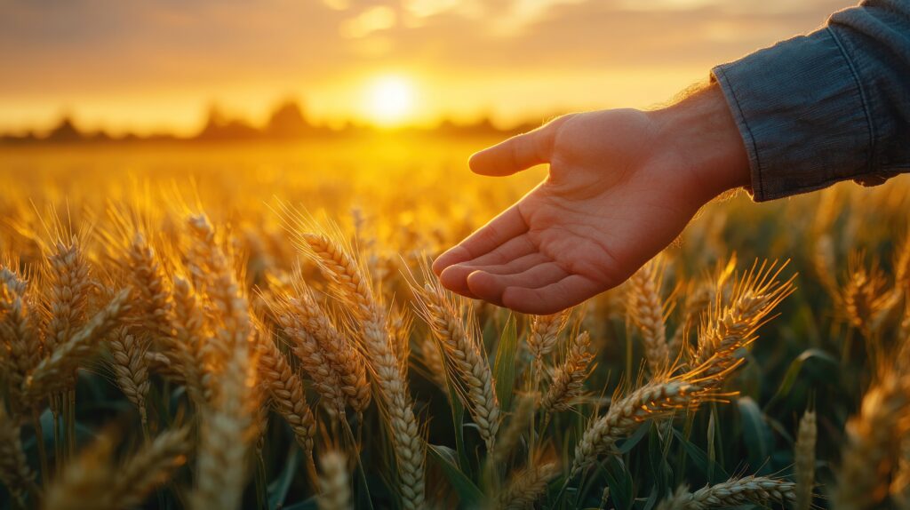 Golden Field at Sunset